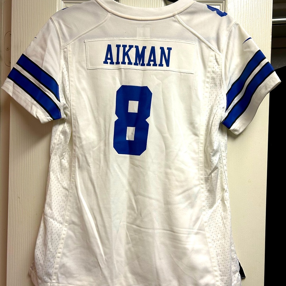 Brand new youth size medium Troy Aikman jersey.